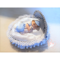 Couffin lumineux bébé garçon - au cœur des arts