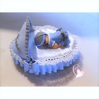 Couffin lumineux bébé garçon - au cœur des arts
