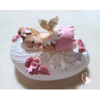 Galet lumineux bébé fille fée clochette - au cœur des arts