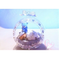 Boule/bulle de Noël avec son bébé garçon - au cœur des arts.