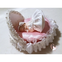 Couffin lumineux bébé fille - au cœur des arts
