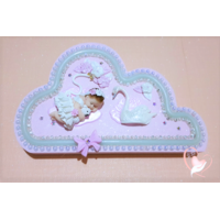 Nuage lumineux bébé fille - au cœur des arts