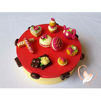 Boîte à gâteaux framboise et vanille
