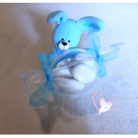 Bonbonnière à dragées lapin - au cœur des arts
