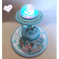 Carrousel musical lumineux bébé garçon - au cœur des arts