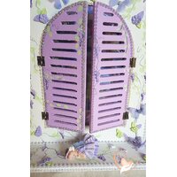 Etagère cadre photo style shabby - au cœur des arts.