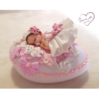 Galet lumineux bébé fille - au cœur des arts
