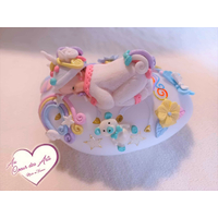 Galet lumineux bébé fille licorne - au cœur des arts