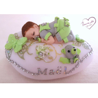Galet lumineux bébé garçon marin - au cœur des arts