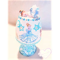 Lampe de chevet bébé fille cendrillon - au cœur des arts