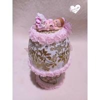 Lampe de chevet blanche bébé fille - au cœur des arts