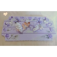 Plaque de porte bébé fille - au cœur des arts