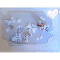 Plaque de porte bébé garçon - au cœur des arts