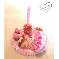 Porte bougie lumineux bébé fille ballerine - au cœur des arts