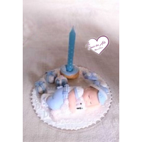 Porte bougie lumineux bébé garçon - au cœur des arts