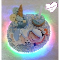Porte bougie lumineux bébé garçon - au cœur des arts