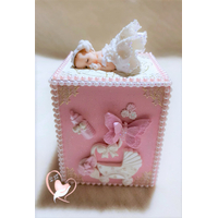 Tirelire bébé fille - au cœur des arts