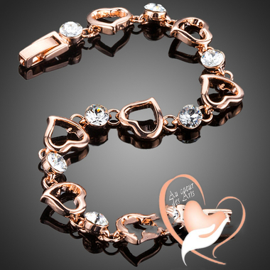 86Cau coeur des arts-bracelet-plaque-or-coeur
