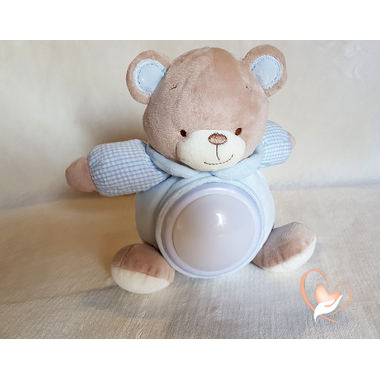 1G-au coeur des arts-Veilleuse enfant ours en peluche