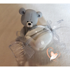 Bonbonnière ou boîte à dragées petit ours- au coeur des arts