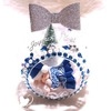 Boule de Noël avec son bébé fille - au cœur des arts