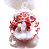 Boule de Noël avec son bébé fille - au cœur des arts
