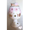 Lampe de chevet blanche bébé fille fée clochette - au cœur des arts