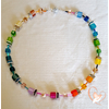 Collier perles polaris multicolore argent