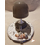 110B-au coeur des arts-Veilleuse lampe lumineuse sur socle en bois bebe garçon
