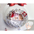 CTS1C-au coeur des arts-Centre de table de Noël Sapin lumineux boule de Noël à led sur socle en bois bebe fille