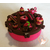 Boîte à gâteaux chocolat et fushia- au coeur des arts