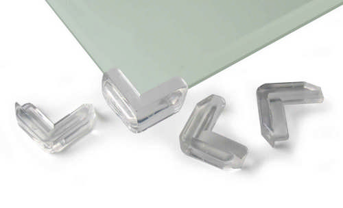 Protège-coins pour table en verre (transparents) - Antichoc