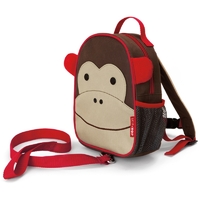 Mini sac à dos avec harnais Singe
