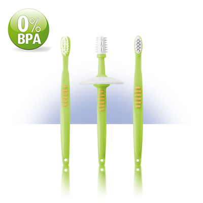 lot de 3 brosses à dent de sécurité pour apprentissage SANS bpa YAPA-CE-002