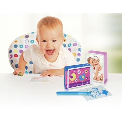 kidslight veilleuse créative décor oiseaux avec enfant décorant la face à personnaliser avec feutre_YAPA_VE_007