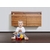 bebe jouant devant meuble en bois à tiroir ouverture bloquée par dispositif de écurité design taupe_YAPA_CA_002