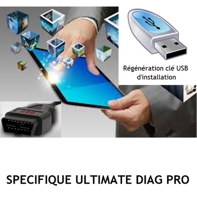 Régénération d'une clé USB d'installation pour système ULTIMATE DIAG PRO