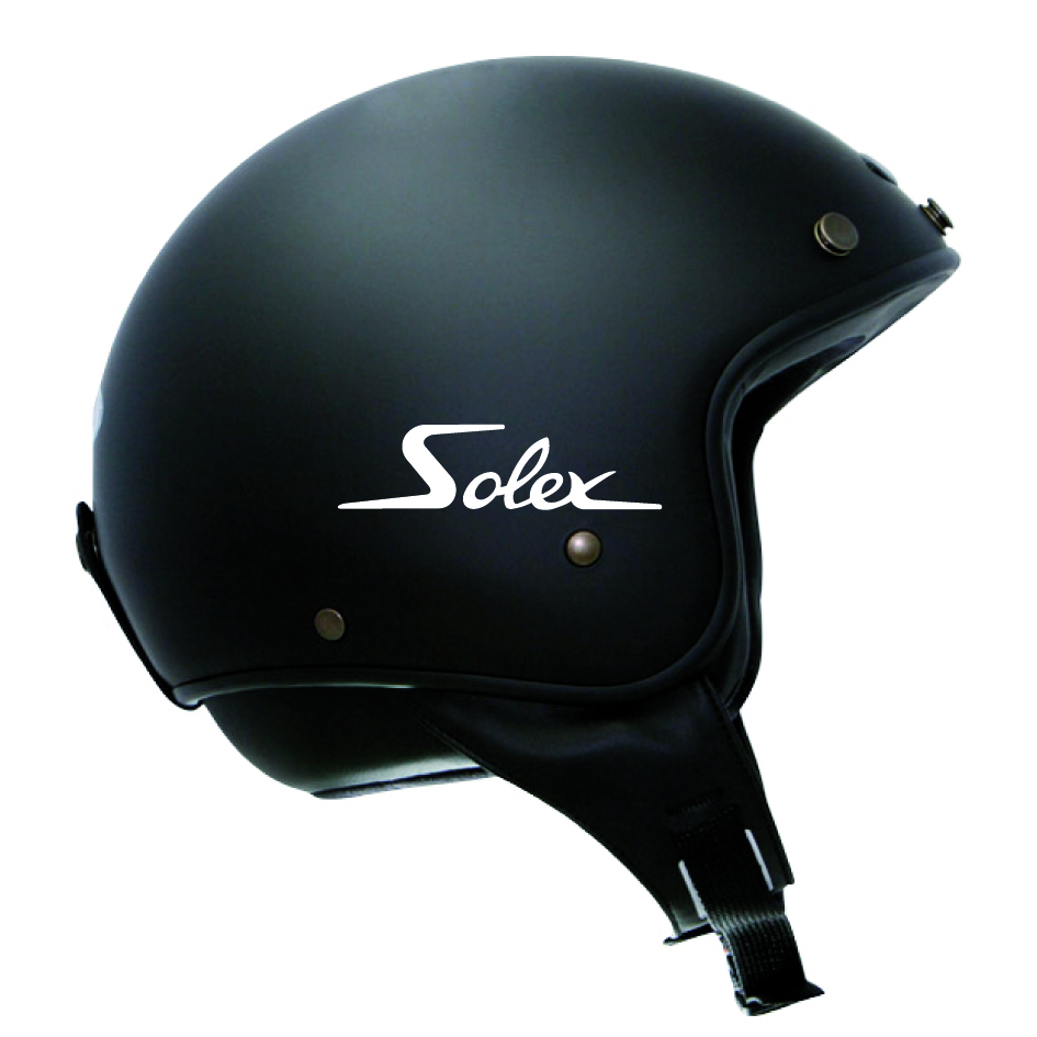 STICKERS RETRO RÉFLÉCHISSANT SOLEX CASQUE MOTO PREMSTICK