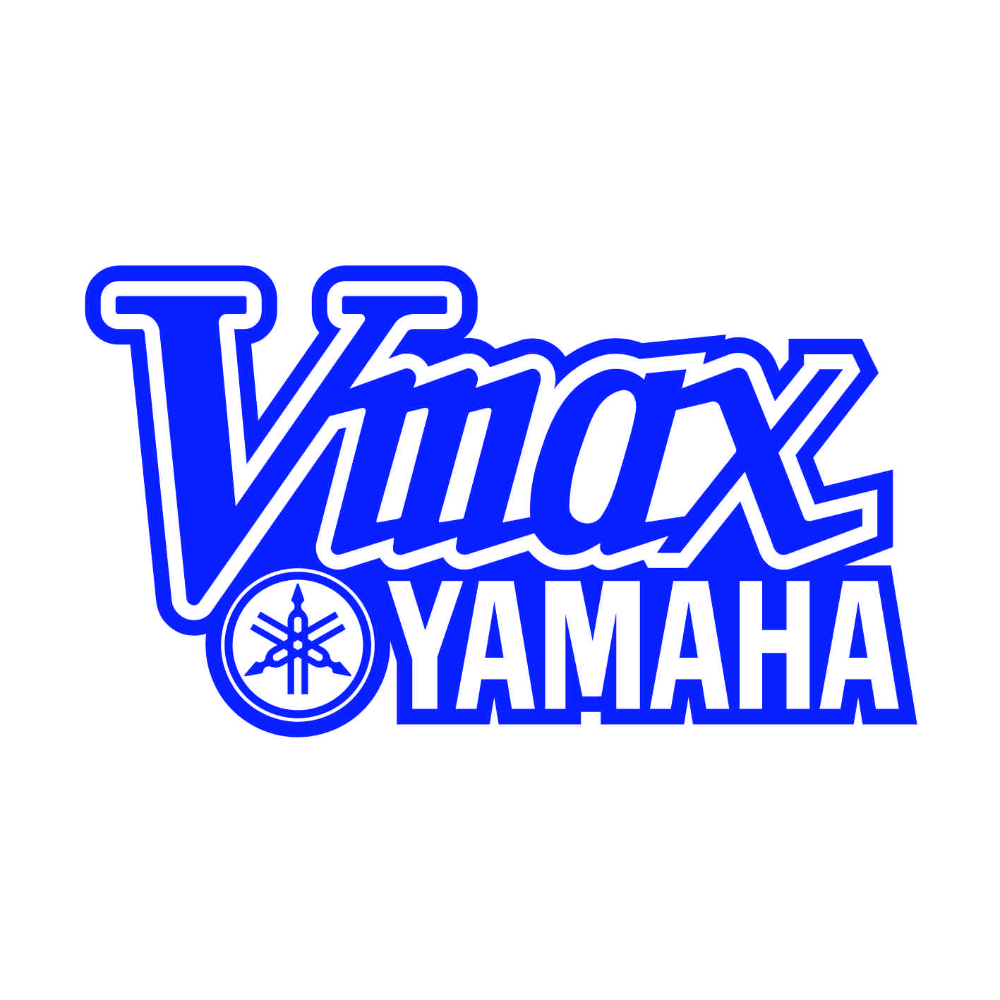 Stickers Yamaha Vmax Logo - Autocollant moto