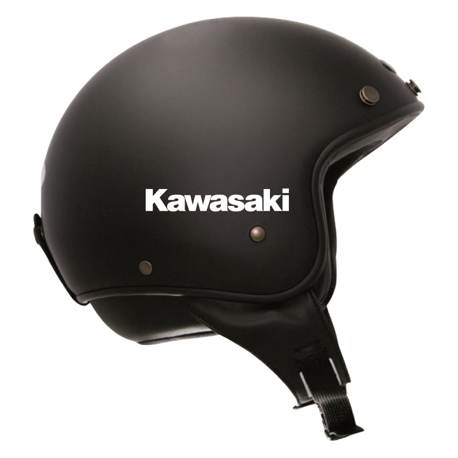 Stickers Kawasaki Rétro Réfléchissant Casque moto