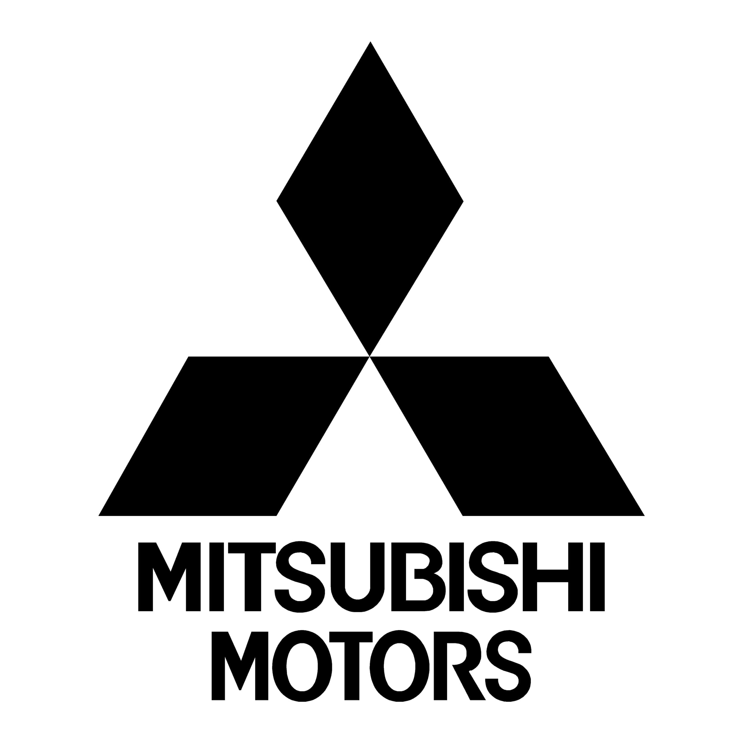 STICKERS MITSUBISHI MOTORS PLEIN