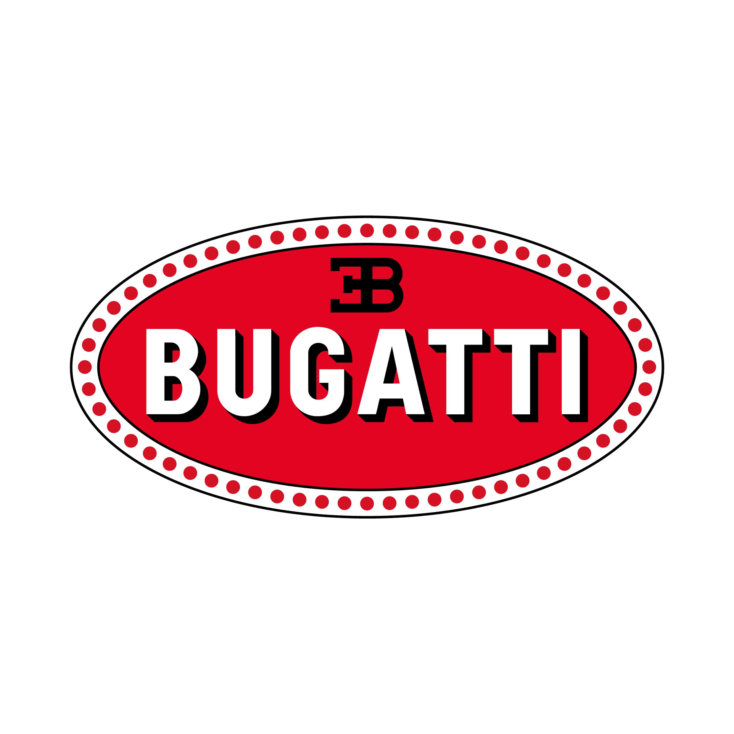 STICKERS BUGATTI COULEURS