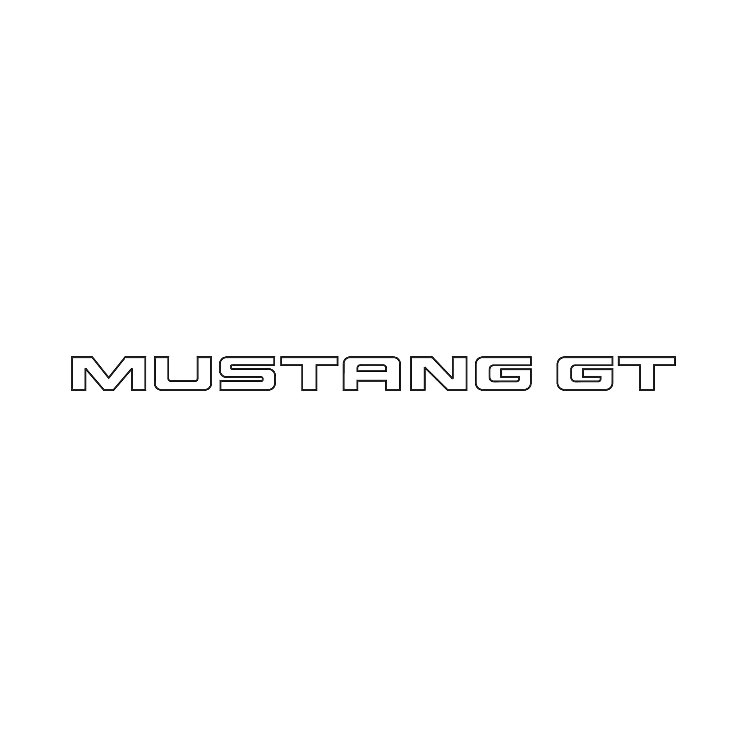 STICKERS MUSTANG GT CONTOUR