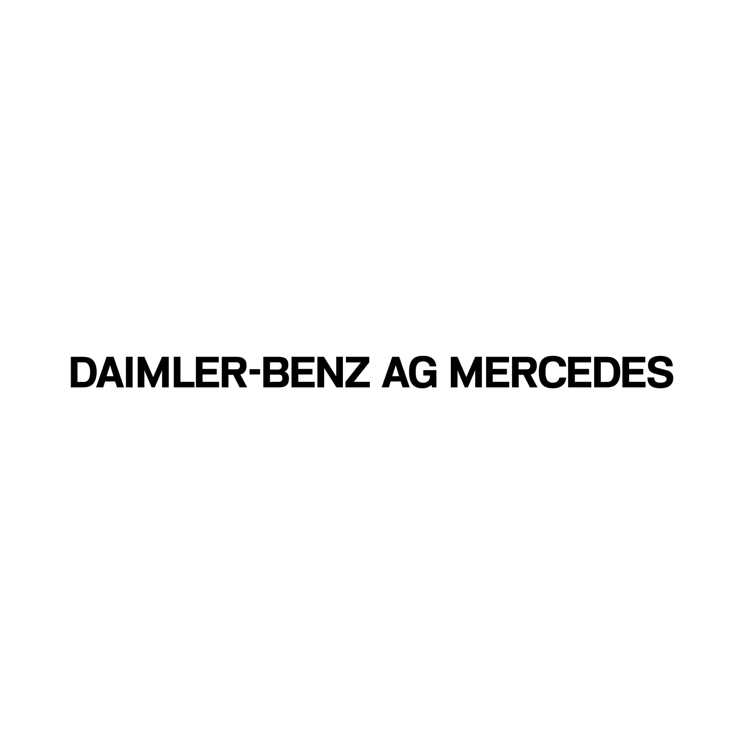 STICKERS MERCEDES DAIMLER-BENZ AG