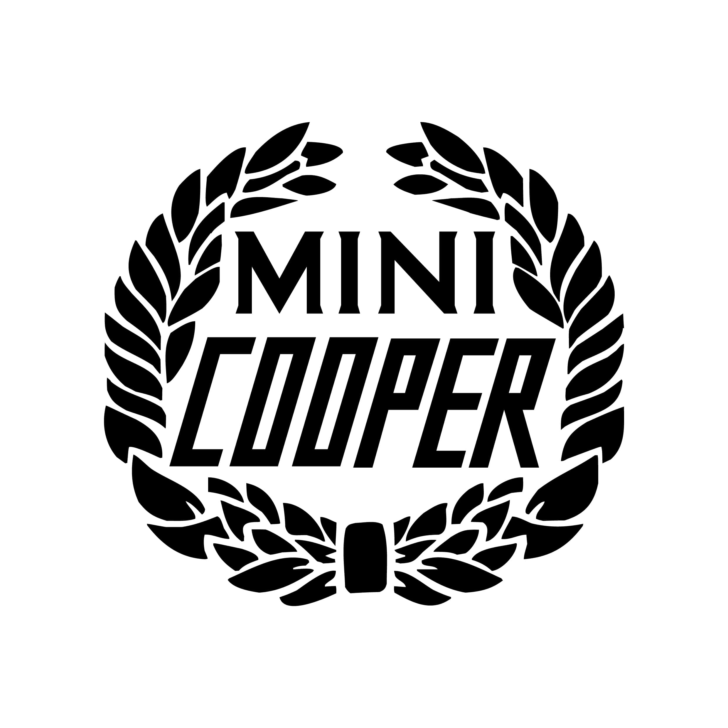 Stickers Mini Cooper Logo - Autocollant voiture