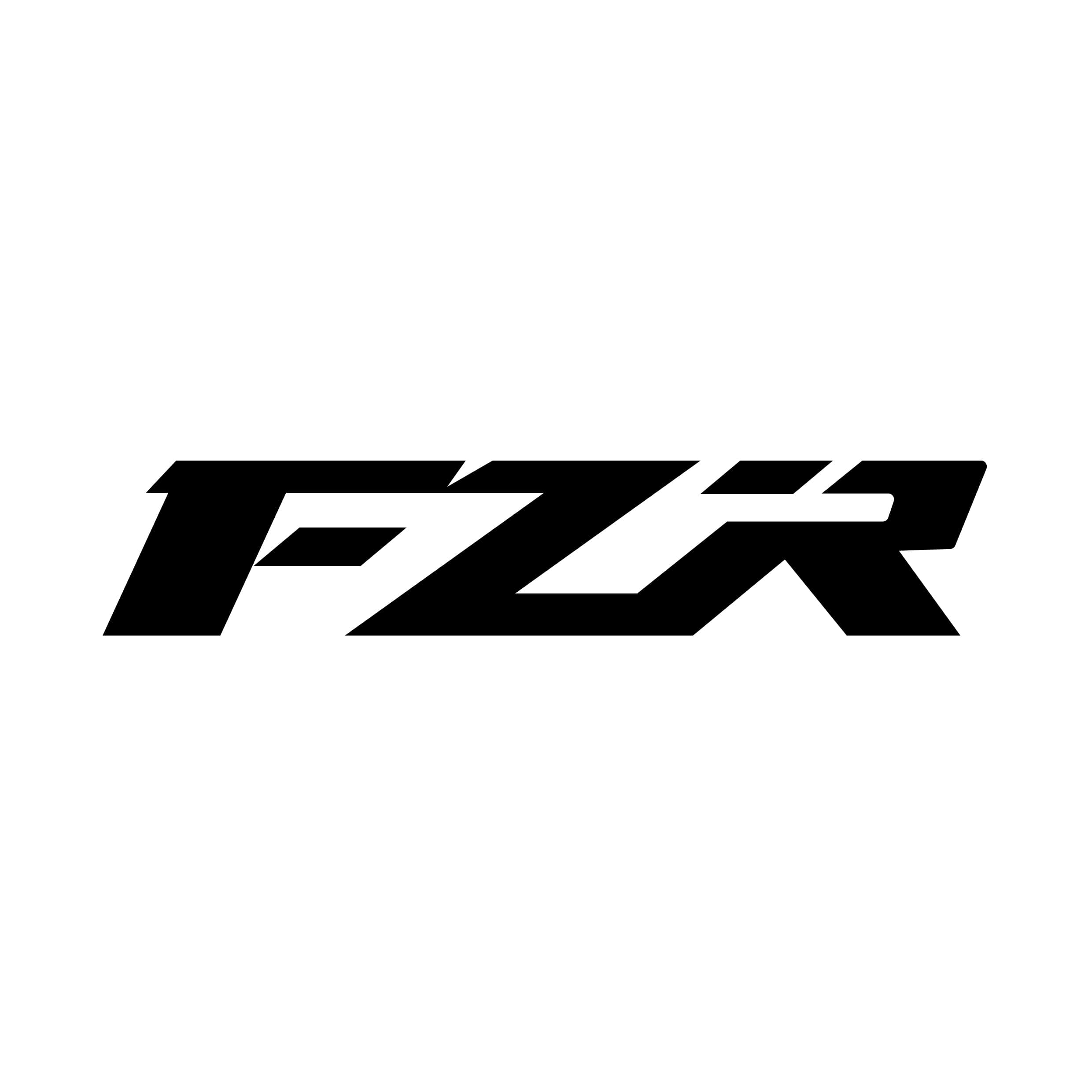  Stickers  Yamaha FZR Logo  Autocollant moto 