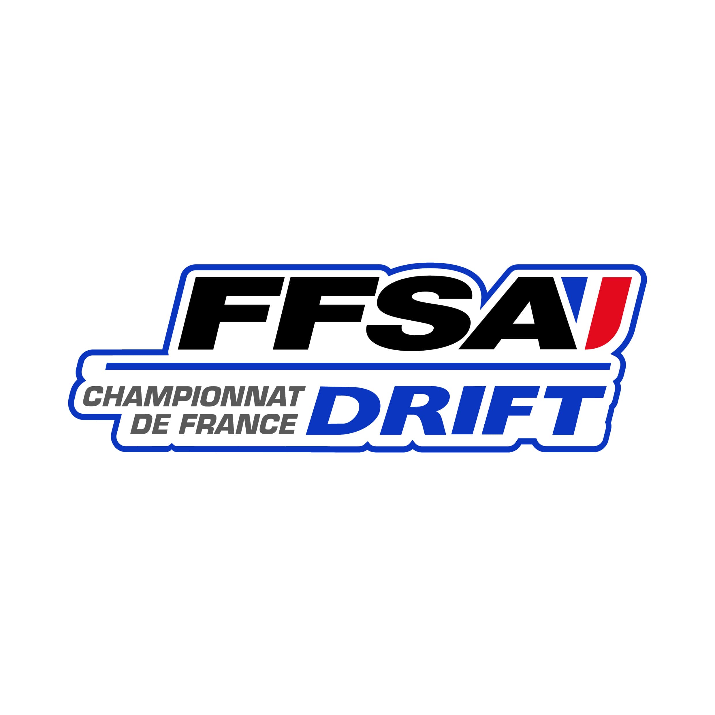 STICKERS FFSA CHAMPIONNAT FRANCE DRIFT LOGO