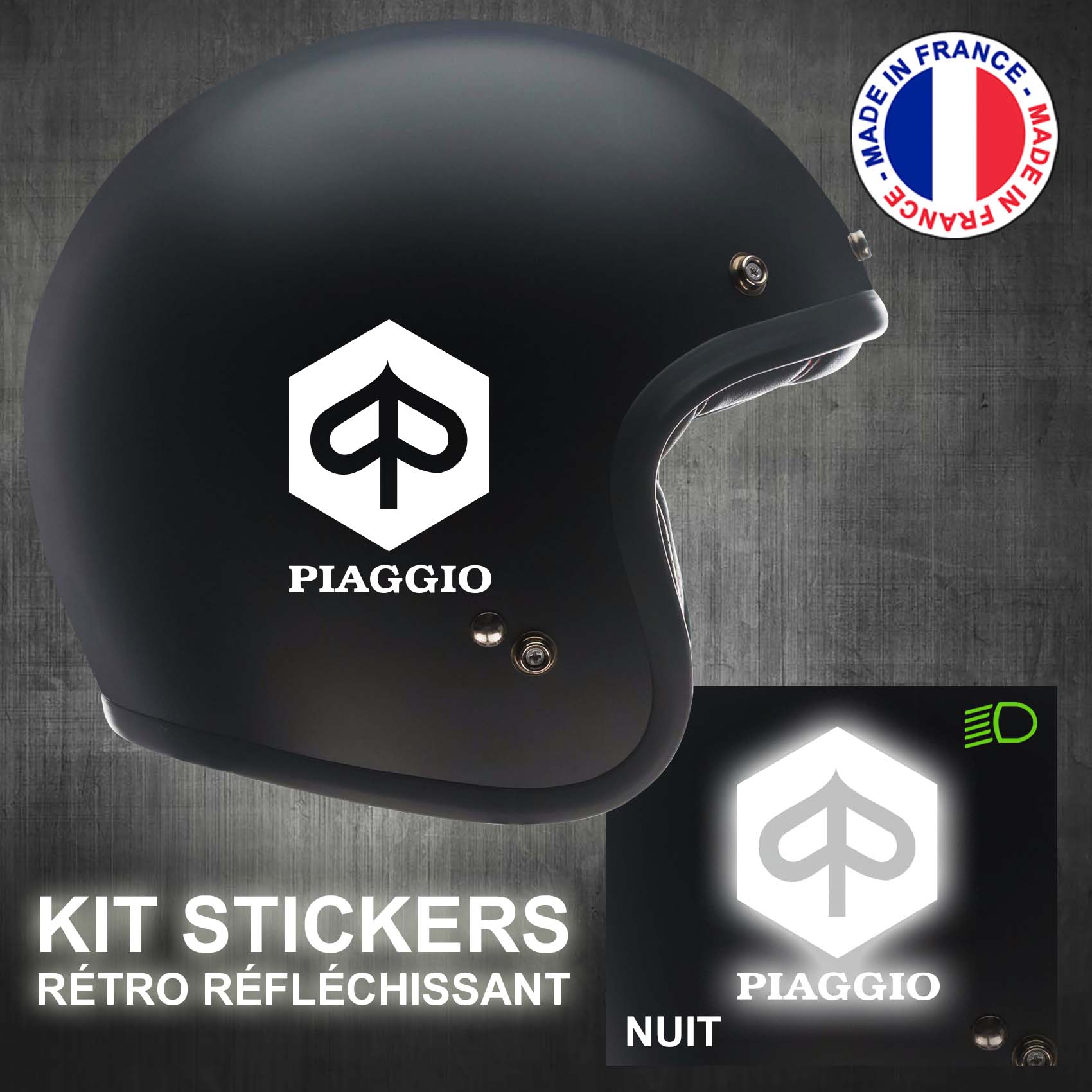 stickers-casque-moto-piaggio-ref1-retro-reflechissant-autocollant-noir-moto-velo-tuning-racing-route-sticker-casques-adhesif-scooter-nuit-securite-decals-personnalise-personnalisable-min