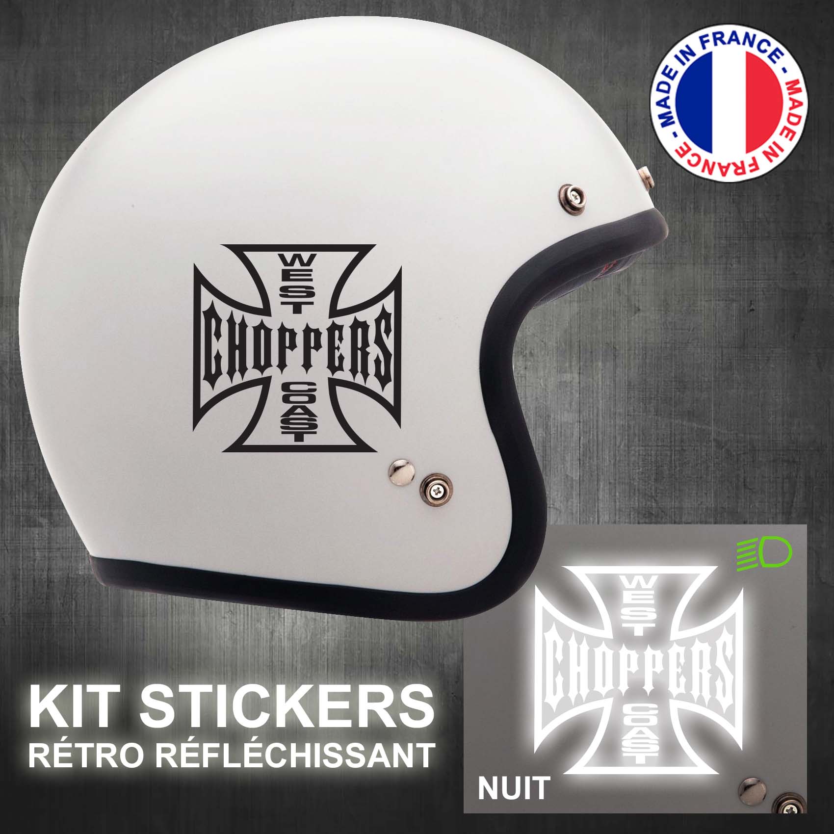 stickers-casque-moto-west-coast-choppers-ref2-retro-reflechissant-autocollant-moto-velo-tuning-racing-route-sticker-casques-adhesif-scooter-nuit-securite-decals-personnalise-personnalisable-