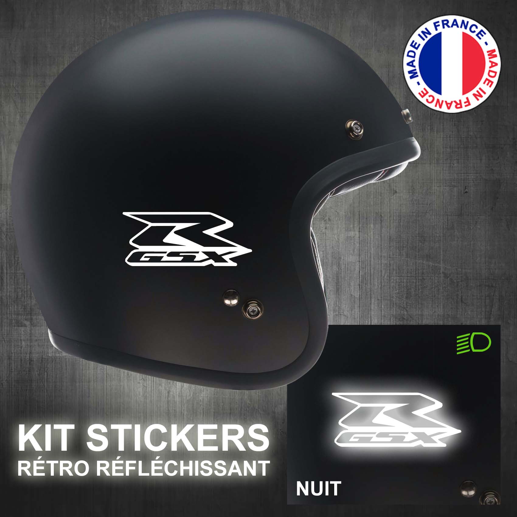 stickers-casque-moto-gsxr-suzuki-ref2-retro-reflechissant-autocollant-noir-moto-velo-tuning-racing-route-sticker-casques-adhesif-nuit-securite-decals-personnalise-personnalisable-min